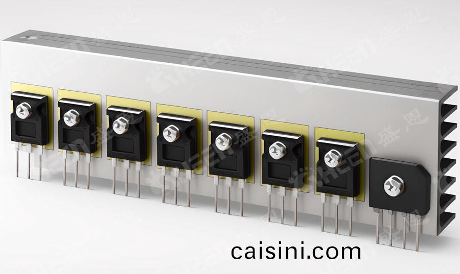 MOSFET的散(san)熱陞級：導熱絕緣片(pian)的關鍵作用